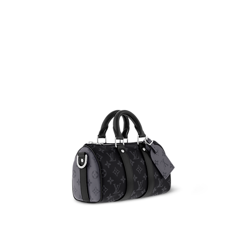 Bolso Keepall 25 con bandolera Monogram Eclipse Hombre Bolsos Todas las colecciones | LOUIS VUITTON (Zoom de producto)