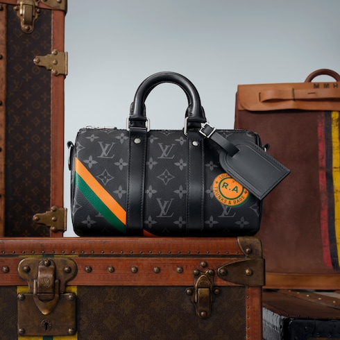 Bolso Keepall 25 con bandolera Monogram Eclipse Hombre Bolsos Todas las colecciones | LOUIS VUITTON