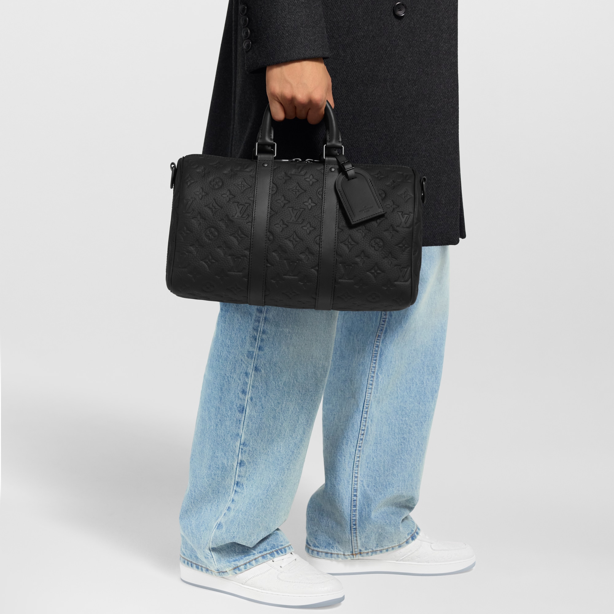Bolso Keepall 35 con bandolera Monogram Piel Taurillon Hombre Bolsos All Collections | LOUIS VUITTON (Zoom de producto)