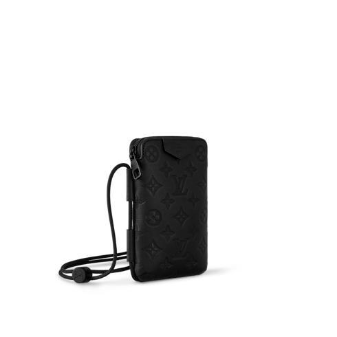 Bolso Lace Up Pouch Piel Monogram Shadow Hombre Bolsos Todas las colecciones | LOUIS VUITTON (Zoom de producto)