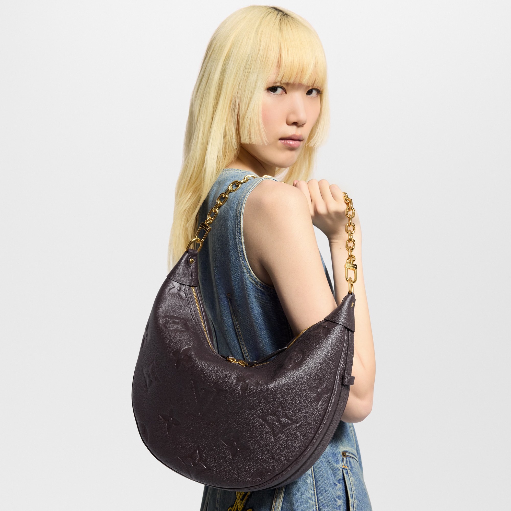 Bolso Loop Hobo Piel Monogram Empreinte Regalos Regalos para el Día de la Madre } | LOUIS VUITTON (Zoom de producto)