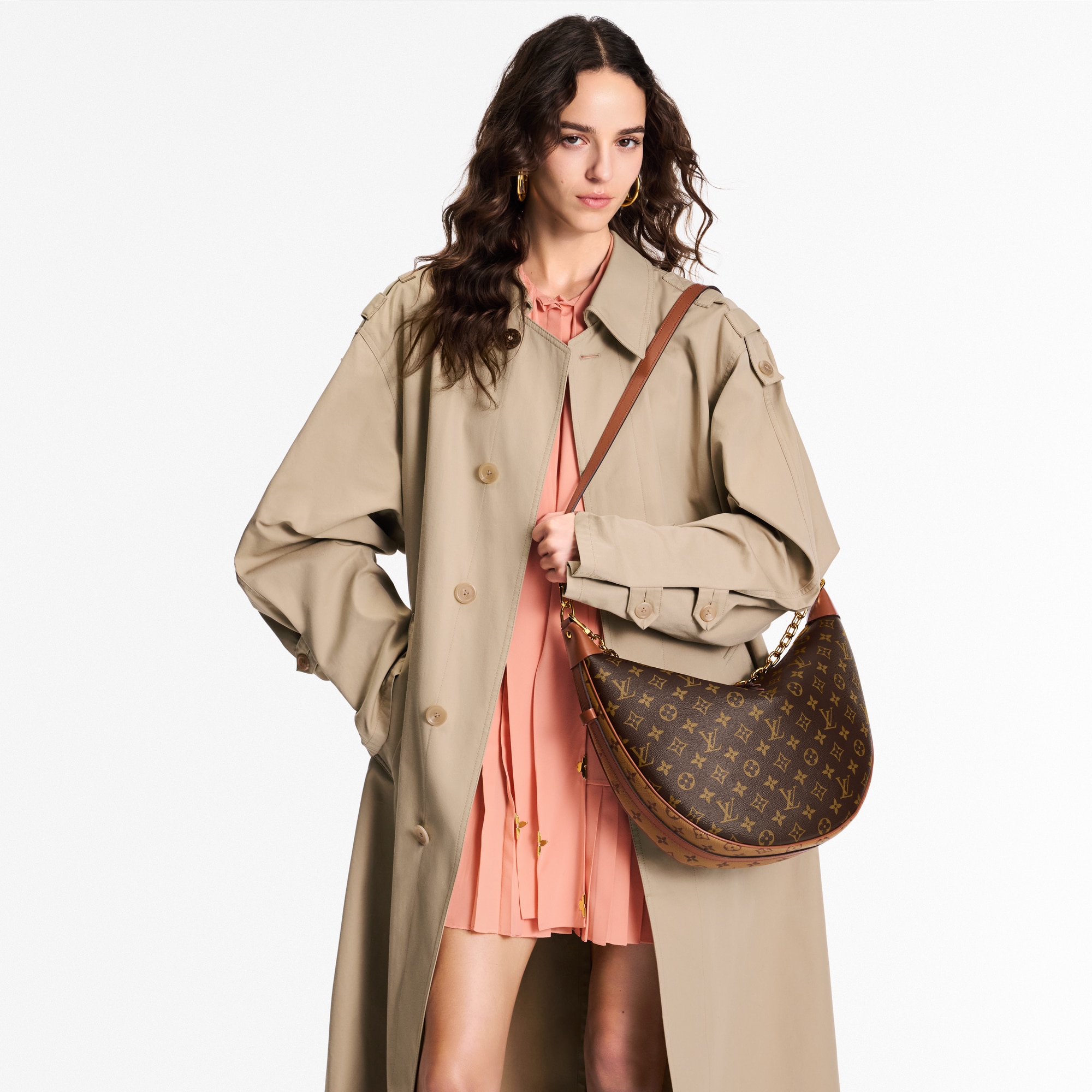 Bolso Loop Hobo Lona Monogram Mujer Bolsos Bolsos | LOUIS VUITTON (Zoom de producto)