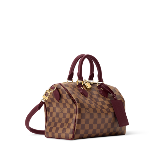 Bolso Low Key Speedy Soft 25 Lona Damier Ebène Mujer Bolsos Bolsos | LOUIS VUITTON (Zoom de producto)