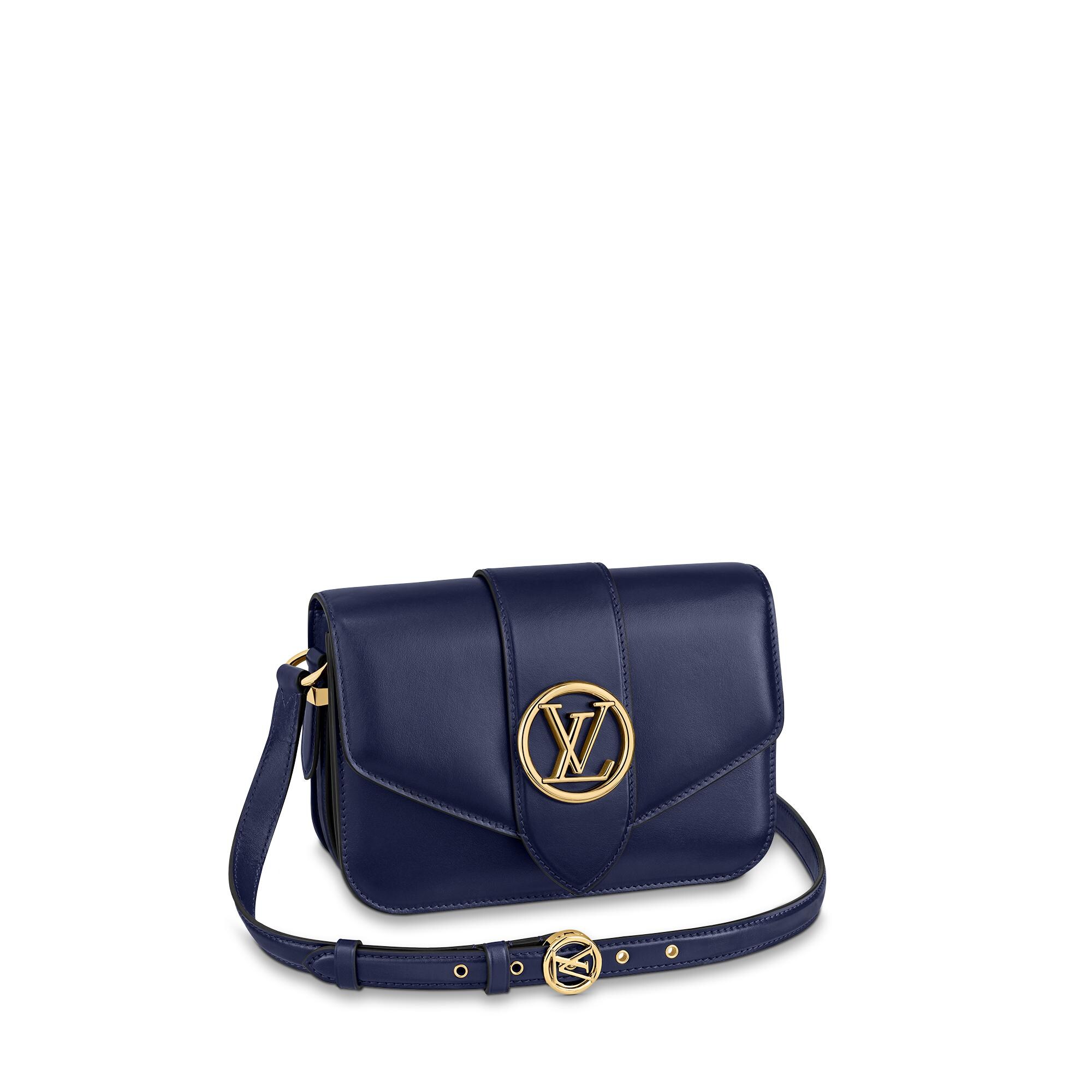 Bolso de piel negro. Colección LV Pont 9 | LOUIS VUITTON