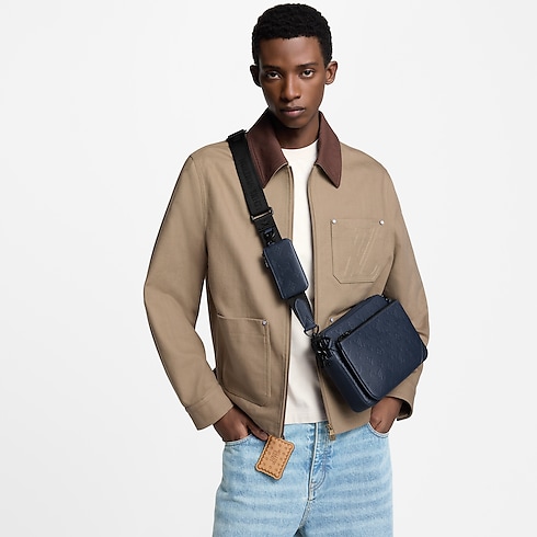 Bolso Messenger Trio Piel Monogram Shadow Bolsos y pequeña marroquinería Bolsos de mujer Novedades | LOUIS VUITTON (Zoom de producto)