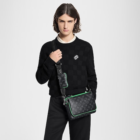 Bolso Messenger Trio Monogram Eclipse Bolsos y pequeña marroquinería Bolso de hombre Novedades | LOUIS VUITTON (Zoom de producto)