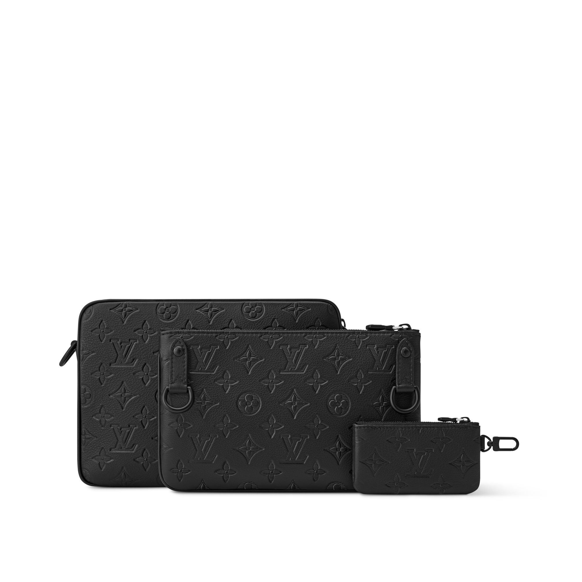 Bolso Messenger Trio Monogram Shadow Bolsos y pequeña marroquinería Bolso de hombre Novedades | LOUIS VUITTON (Zoom de producto)