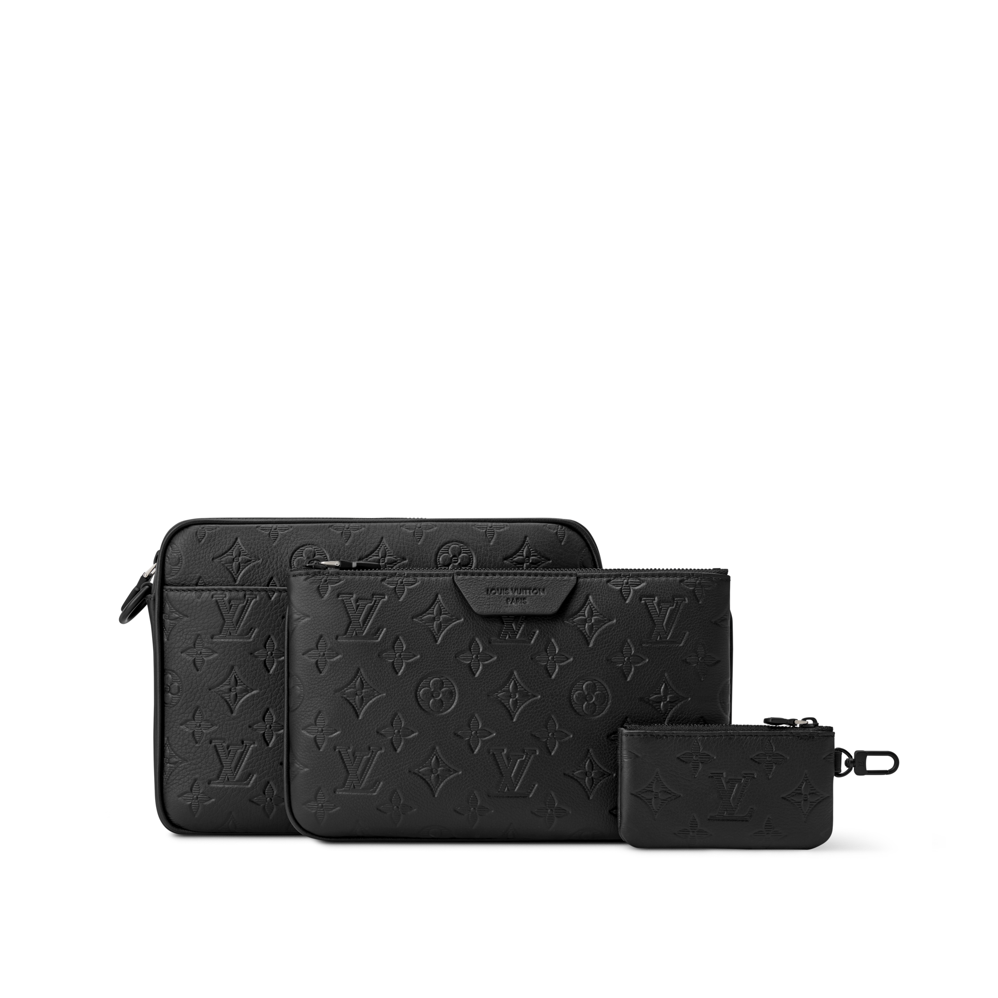 Bolso Messenger Trio Monogram Shadow Bolsos y pequeña marroquinería Bolso de hombre Novedades | LOUIS VUITTON (Zoom de producto)