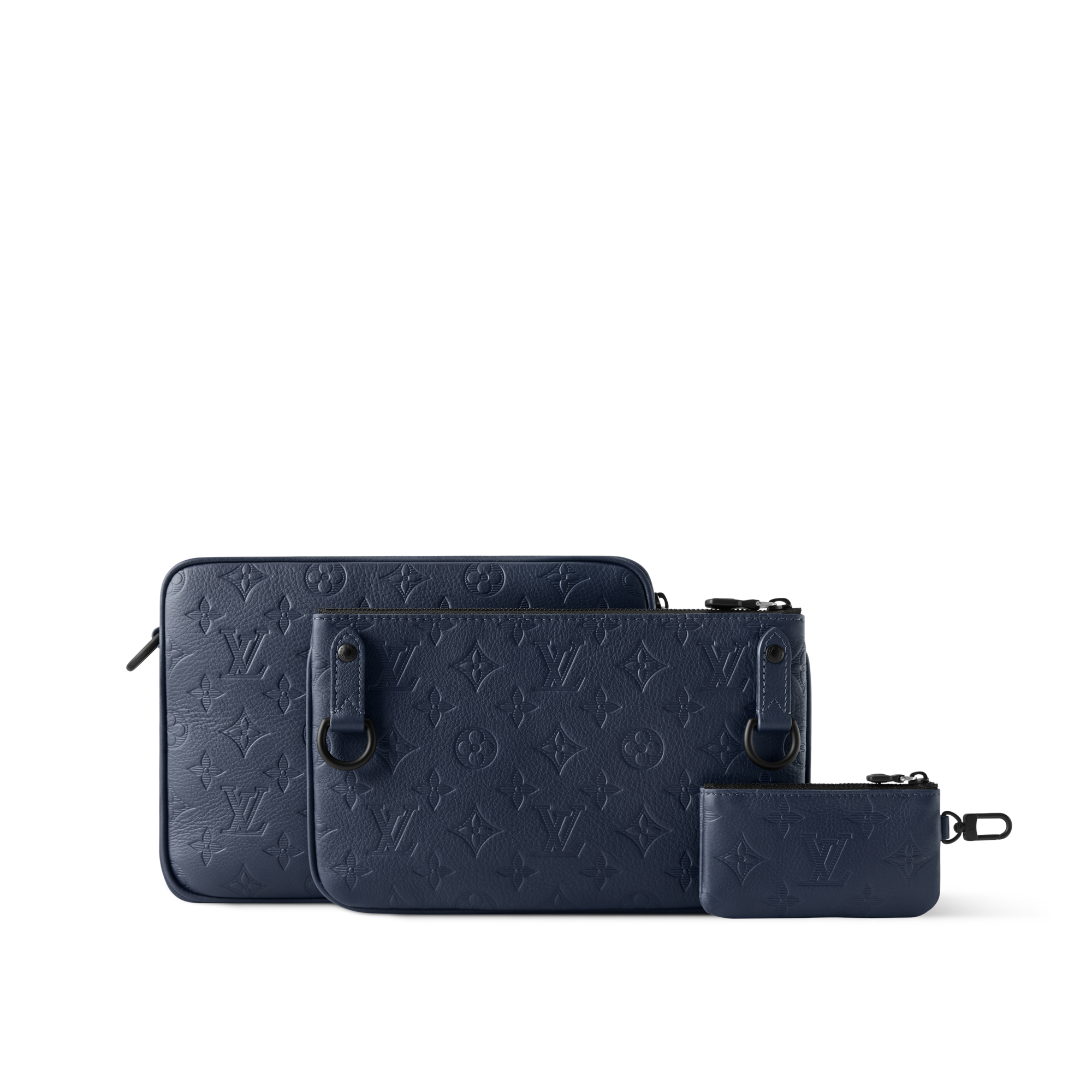 Bolso Messenger Trio Monogram Shadow Bolsos y pequeña marroquinería Bolso de hombre Novedades | LOUIS VUITTON (Zoom de producto)