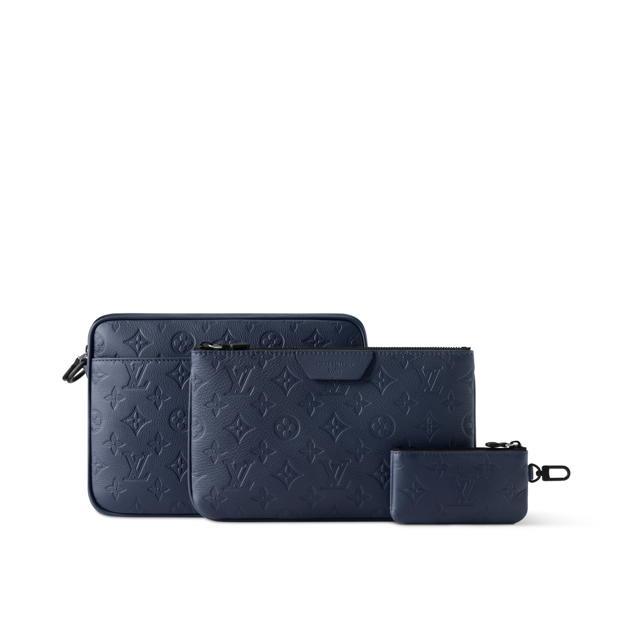 Bolso Messenger Trio Monogram Shadow Bolsos y pequeña marroquinería Bolso de hombre Novedades | LOUIS VUITTON (Zoom de producto)