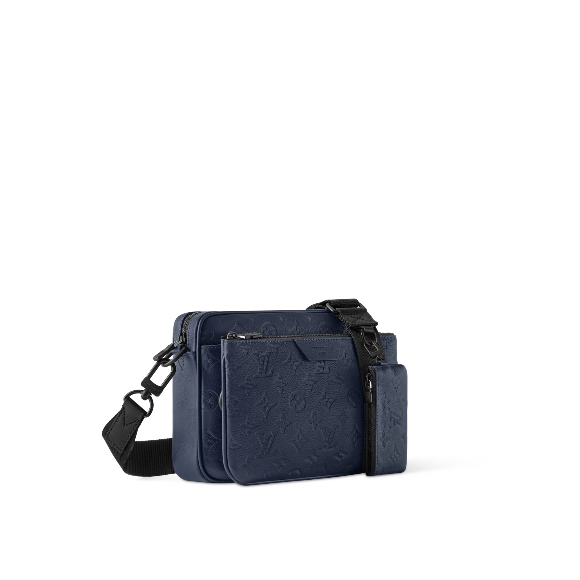 Bolso Messenger Trio Monogram Shadow Bolsos y pequeña marroquinería Bolso de hombre Novedades | LOUIS VUITTON (Zoom de producto)