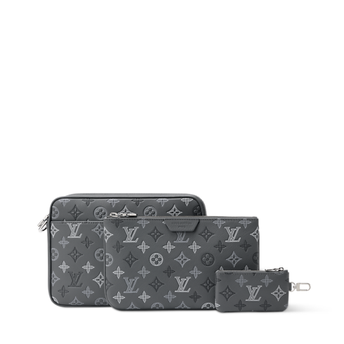 Bolso Messenger Trio Monogram Shadow Hombre Bolsos Todos los bolsos | LOUIS VUITTON (Zoom de producto)