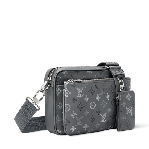 Bolso Messenger Trio Monogram Shadow Hombre Bolsos Todos los bolsos | LOUIS VUITTON (Zoom de producto)