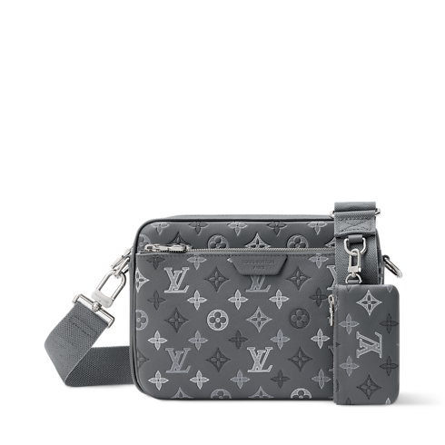 Bolso Messenger Trio Monogram Shadow Hombre Bolsos Todos los bolsos | LOUIS VUITTON (Zoom de producto)