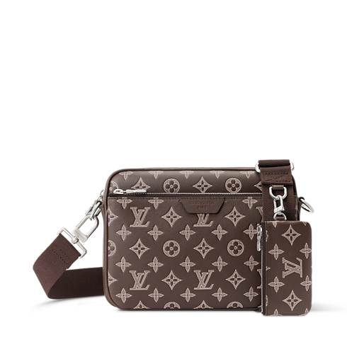 Bolso Messenger Trio Monogram Shadow Hombre Bolsos Todos los bolsos | LOUIS VUITTON (Zoom de producto)