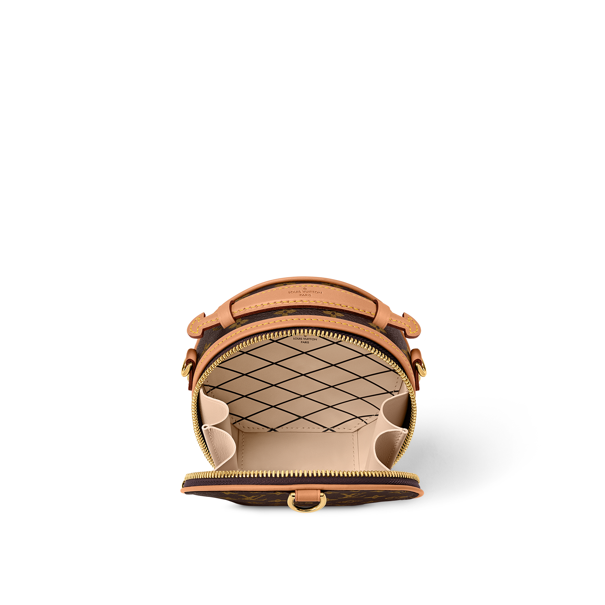 Bolso Mini Boîte Chapeau Lona Monogram Mujer Carteras y pequeña marroquinería Carteras con cadena y mini bolsos | LOUIS VUITTON (Zoom de producto)