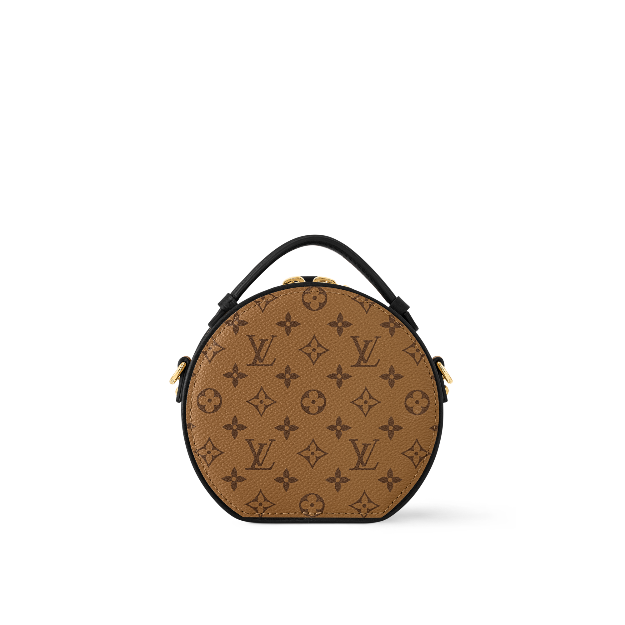 Bolso Mini Boîte Chapeau Lona Monogram Reverse Canvas Mujer Carteras y pequeña marroquinería Carteras con cadena y mini bolsos | LOUIS VUITTON (Zoom de producto)