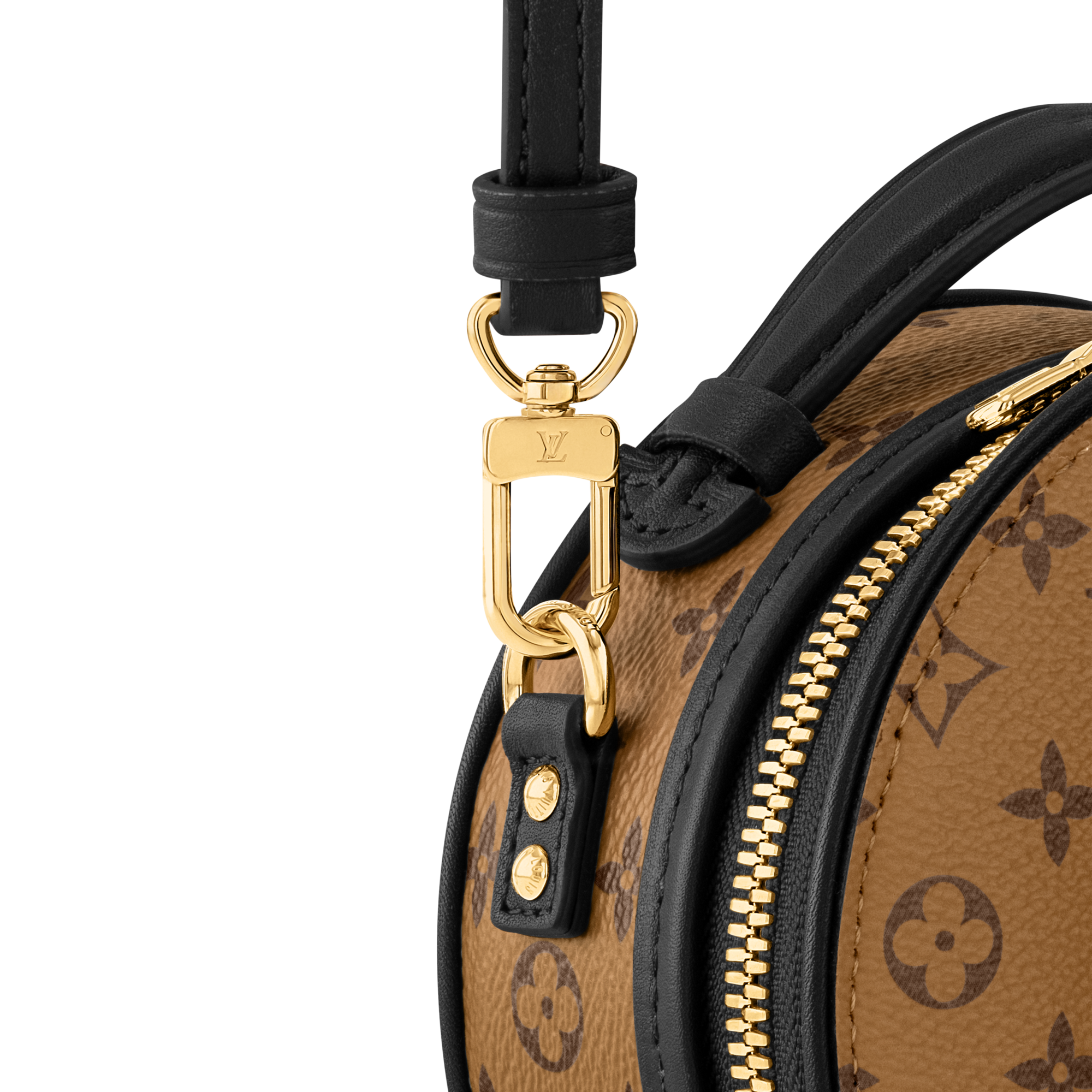 Bolso Mini Boîte Chapeau Lona Monogram Reverse Canvas Mujer Carteras y pequeña marroquinería Carteras con cadena y mini bolsos | LOUIS VUITTON (Zoom de producto)