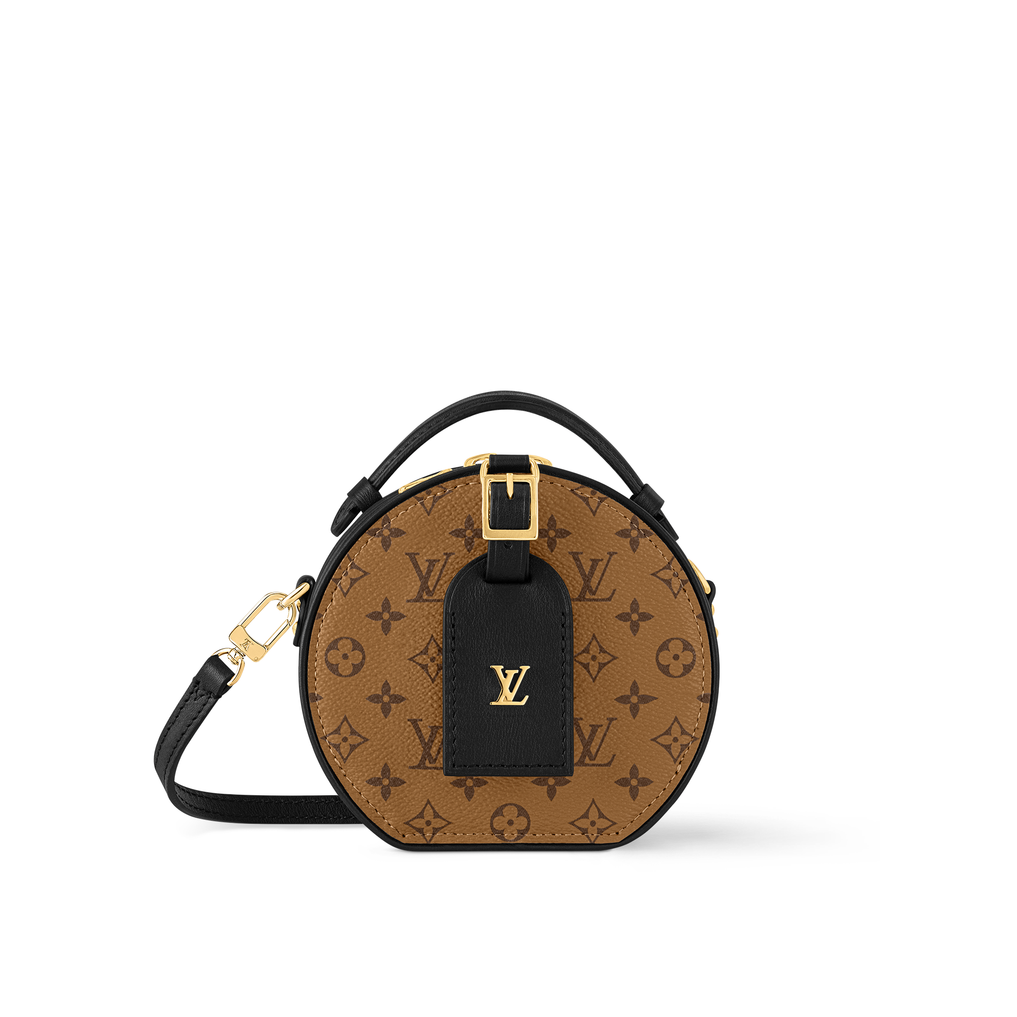 Bolso Mini Boîte Chapeau Lona Monogram Reverse Canvas Mujer Carteras y pequeña marroquinería Carteras con cadena y mini bolsos | LOUIS VUITTON (Zoom de producto)