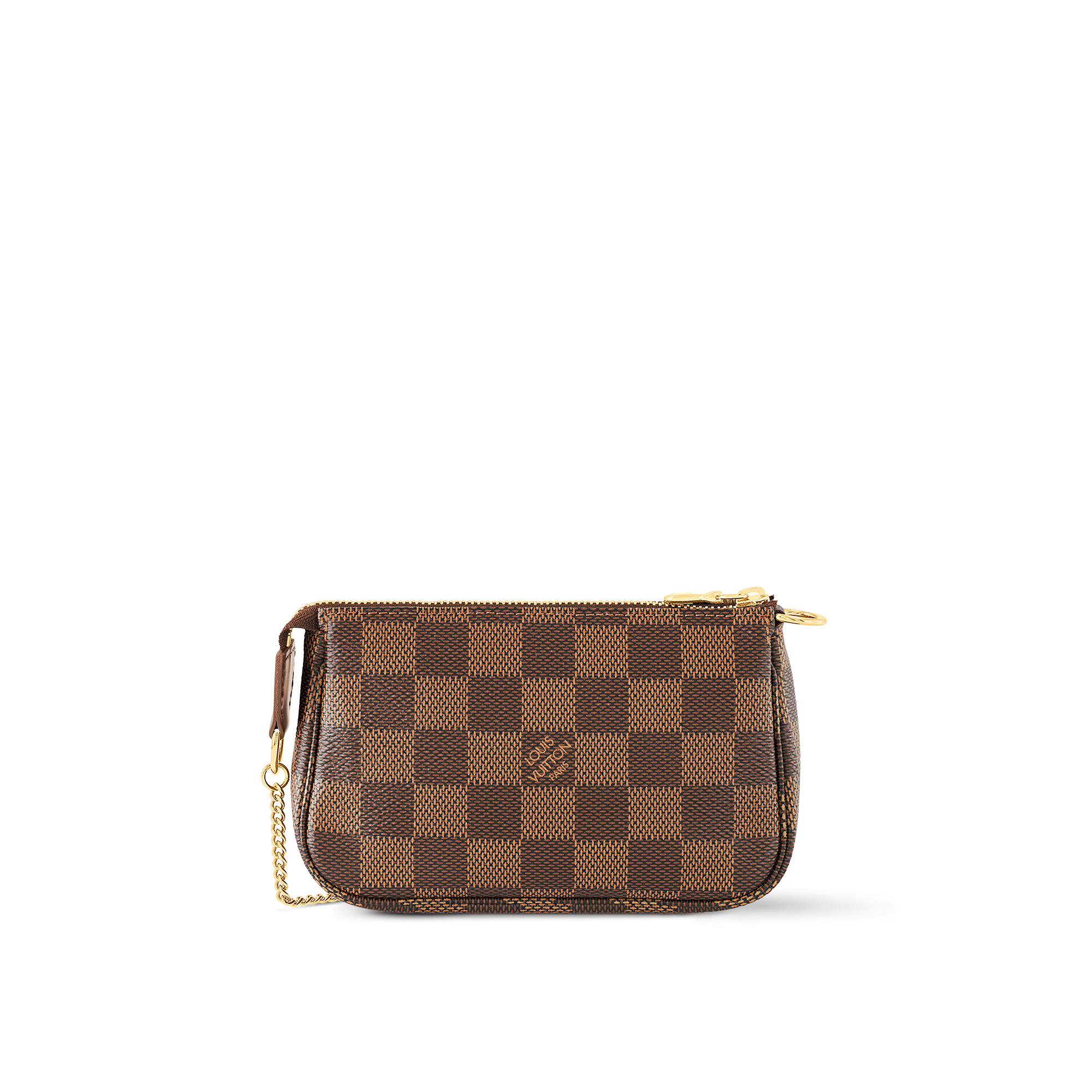 Bolso Mini Pochette Accessoires Lona Damier Ebène Mujer Carteras y pequeña marroquinería Todas las carteras y pequeña marroquinería | LOUIS VUITTON (Zoom de producto)