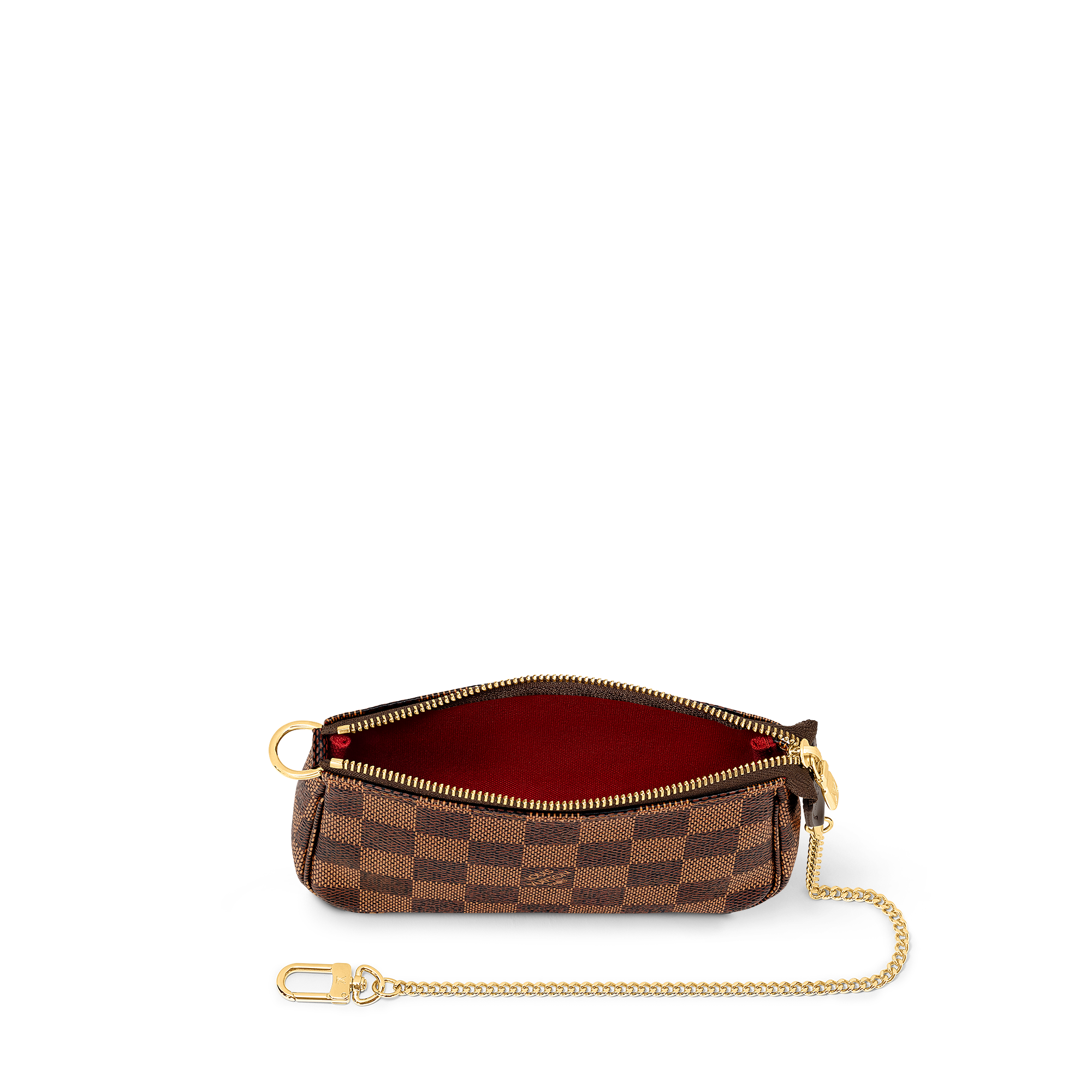 Bolso Mini Pochette Accessoires Lona Damier Ebène Mujer Carteras y pequeña marroquinería Todas las carteras y pequeña marroquinería | LOUIS VUITTON (Zoom de producto)