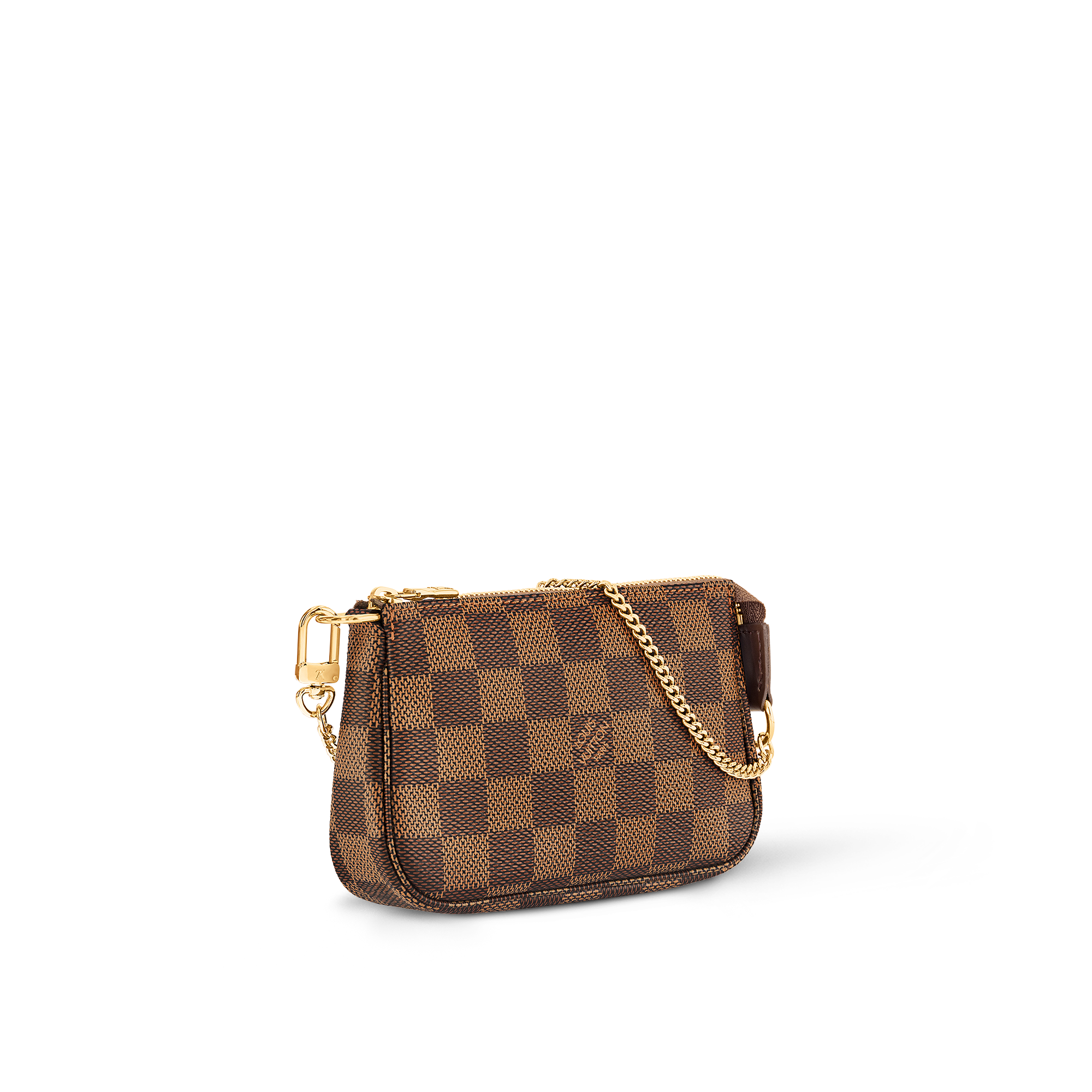 Bolso Mini Pochette Accessoires Lona Damier Ebène Mujer Carteras y pequeña marroquinería Todas las carteras y pequeña marroquinería | LOUIS VUITTON (Zoom de producto)
