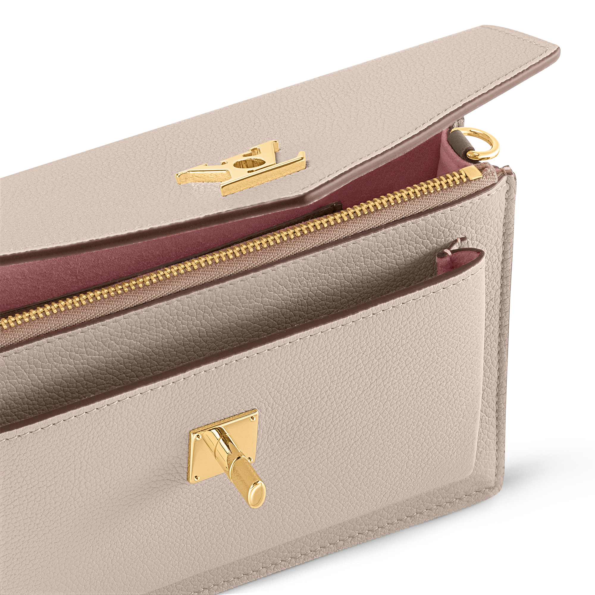 Bolso Mylockme Chain Piel Lockme Mujer Carteras y pequeña marroquinería Todas las carteras y pequeña marroquinería | LOUIS VUITTON (Zoom de producto)