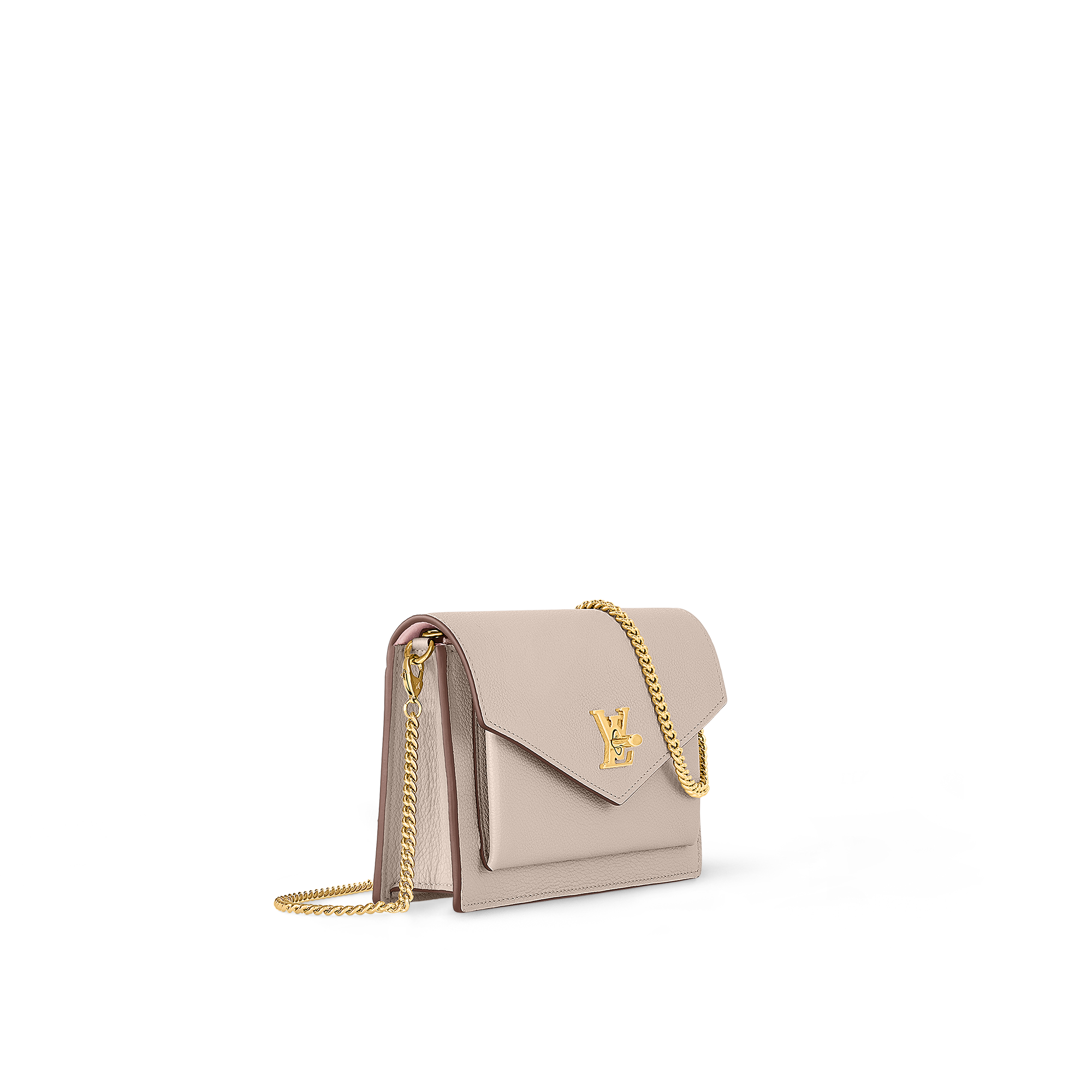 Bolso Mylockme Chain Piel Lockme Mujer Carteras y pequeña marroquinería Todas las carteras y pequeña marroquinería | LOUIS VUITTON (Zoom de producto)