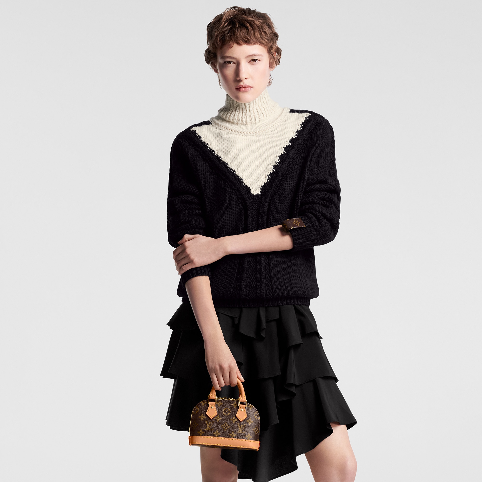 Bolso Nano Alma Lona Monogram Mujer Carteras y pequeña marroquinería Carteras con cadena y mini bolsos | LOUIS VUITTON (Zoom de producto)