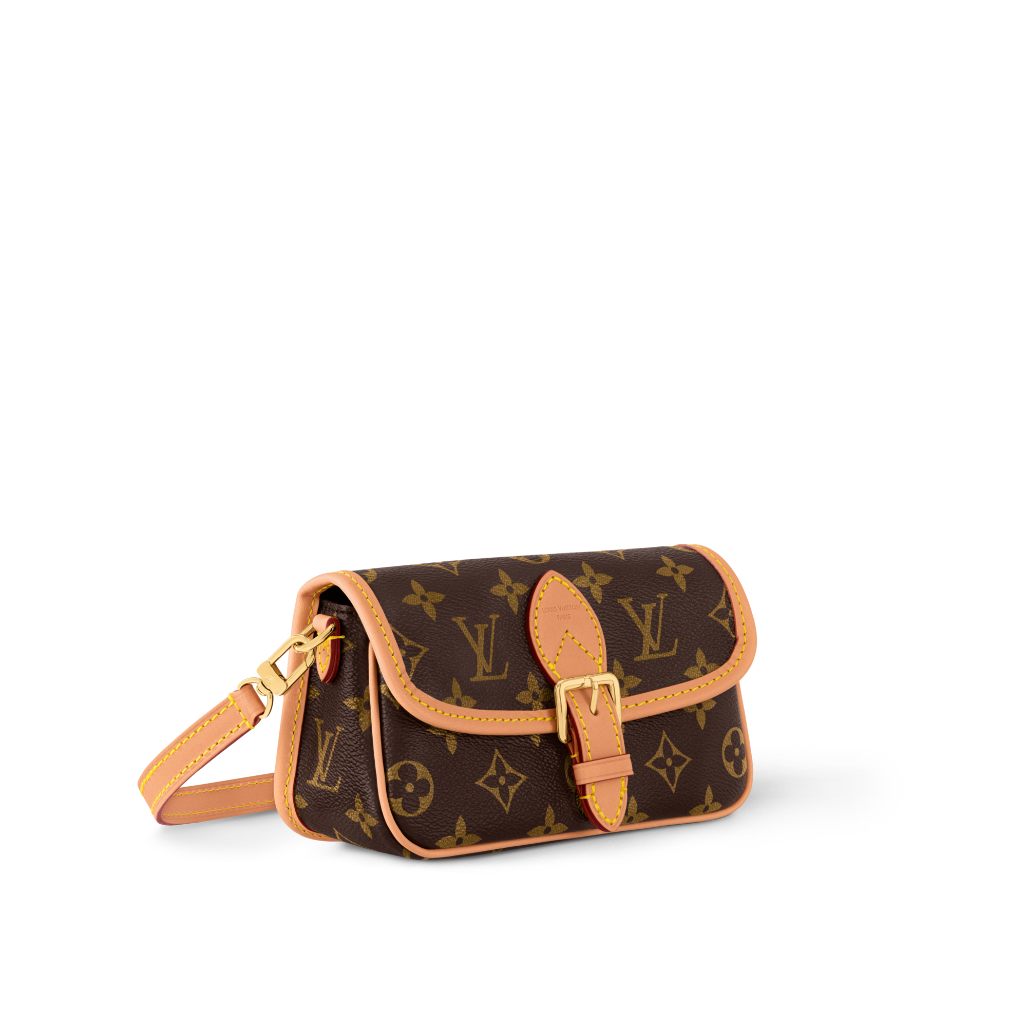 Bolso Nano Diane Lona Monogram Mujer Carteras y pequeña marroquinería Carteras con cadena y mini bolsos | LOUIS VUITTON (Zoom de producto)