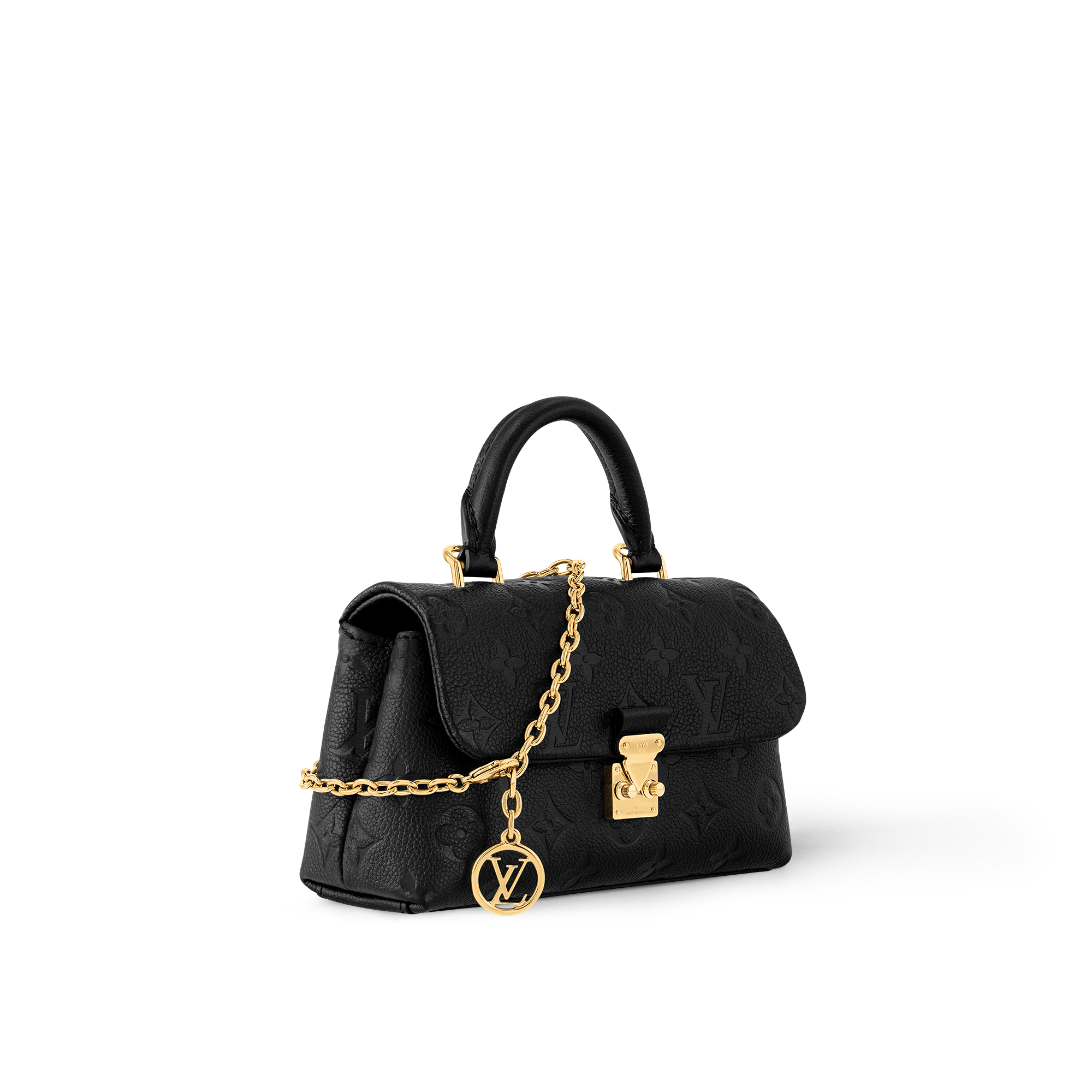 Bolso Nano Madeleine Piel Monogram Empreinte Mujer Carteras y pequeña marroquinería Carteras con cadena y mini bolsos | LOUIS VUITTON (Zoom de producto)