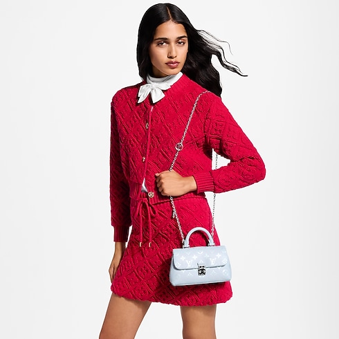 Bolso Nano Madeleine Piel Monogram Empreinte Mujer Carteras y pequeña marroquinería Bolsos Nano y carteras con cadena | LOUIS VUITTON (Zoom de producto)