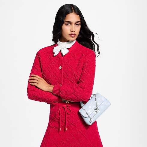 Bolso Nano Madeleine Piel Monogram Empreinte Mujer Carteras y pequeña marroquinería Bolsos Nano y carteras con cadena | LOUIS VUITTON (Zoom de producto)