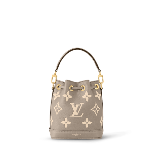 Bolso Nano Noé Piel Monogram Empreinte Bicolor Mujer Carteras y pequeña marroquinería Todas las carteras y pequeña marroquinería | LOUIS VUITTON (Zoom de producto)