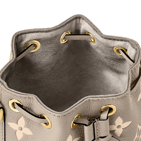 Bolso Nano Noé Piel Monogram Empreinte Bicolor Mujer Carteras y pequeña marroquinería Todas las carteras y pequeña marroquinería | LOUIS VUITTON (Zoom de producto)