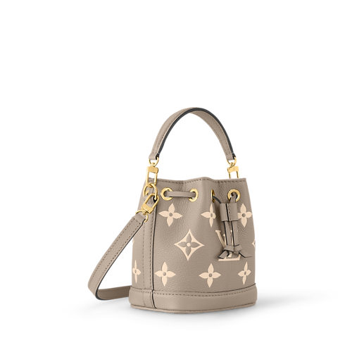 Bolso Nano Noé Piel Monogram Empreinte Bicolor Mujer Carteras y pequeña marroquinería Todas las carteras y pequeña marroquinería | LOUIS VUITTON (Zoom de producto)