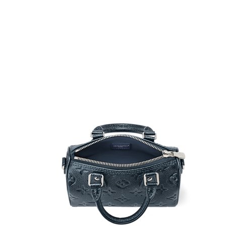 Bolso Nano Speedy Piel Monogram Empreinte Mujer Carteras y pequeña marroquinería Carteras con cadena y mini bolsos | LOUIS VUITTON (Zoom de producto)