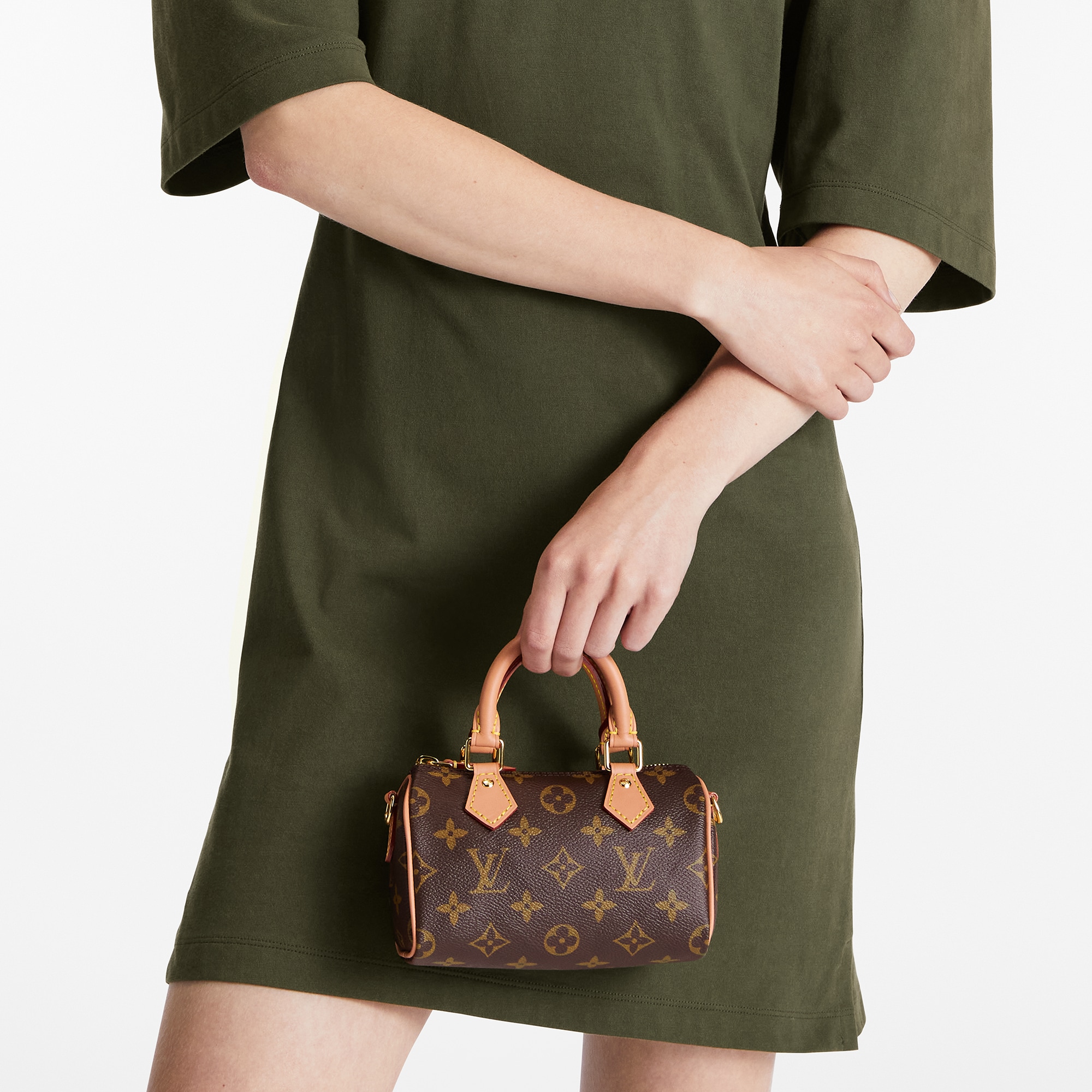 Bolso Nano Speedy Lona Monogram Mujer Bolsos Bolsos | LOUIS VUITTON (Zoom de producto)
