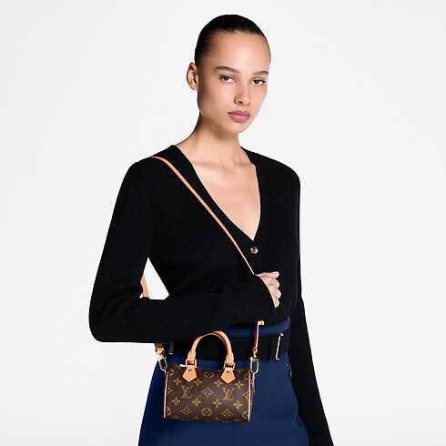 Bolso Nano Speedy Lona Monogram Mujer Bolsos Bolsos | LOUIS VUITTON (Zoom de producto)