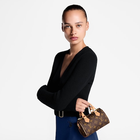 Bolso Nano Speedy Lona Monogram Mujer Bolsos Bolsos | LOUIS VUITTON (Zoom de producto)