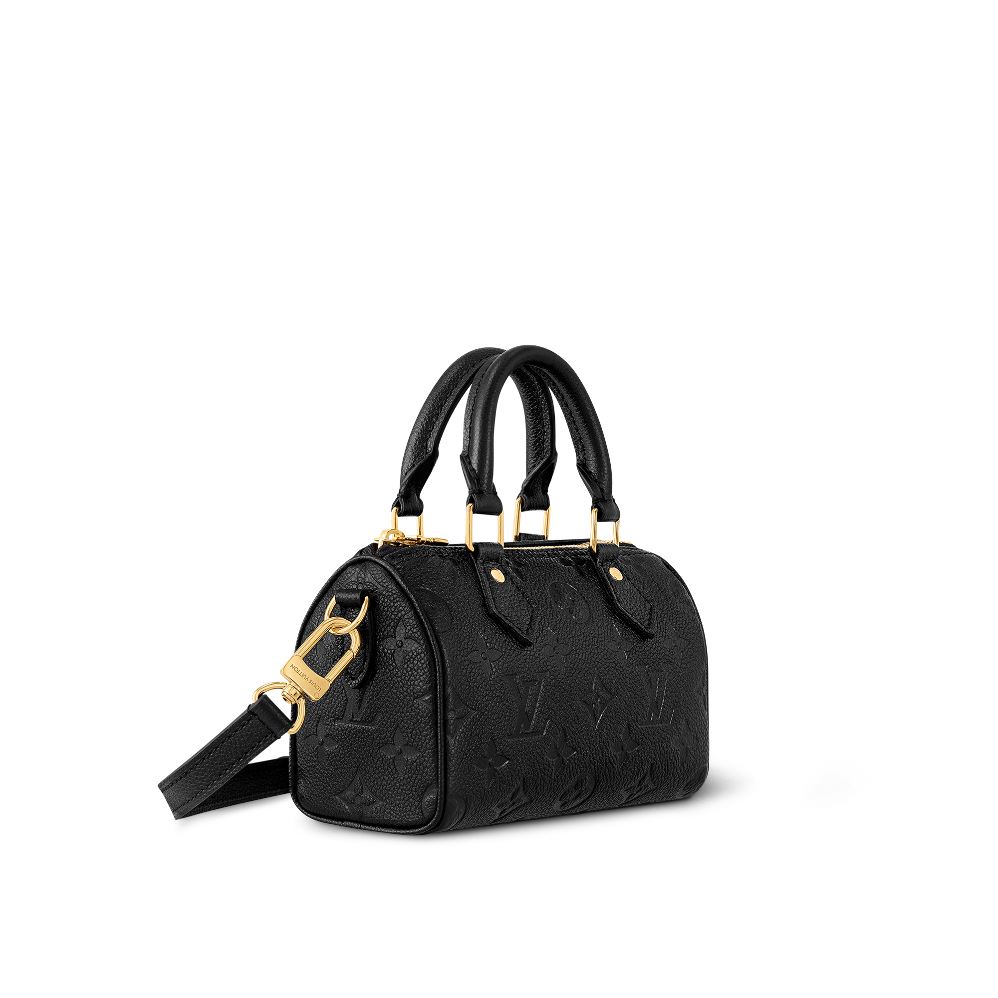 Bolso Nano Speedy Piel Monogram Empreinte Mujer Carteras y pequeña marroquinería Carteras con cadena y mini bolsos | LOUIS VUITTON (Zoom de producto)