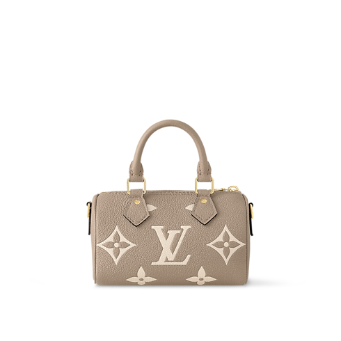 Bolso Nano Speedy Piel Monogram Empreinte Mujer Carteras y pequeña marroquinería Todas las carteras y pequeña marroquinería | LOUIS VUITTON (Zoom de producto)