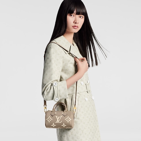 Bolso Nano Speedy Piel Monogram Empreinte Mujer Carteras y pequeña marroquinería Todas las carteras y pequeña marroquinería | LOUIS VUITTON (Zoom de producto)