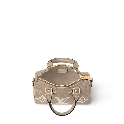 Bolso Nano Speedy Piel Monogram Empreinte Mujer Carteras y pequeña marroquinería Todas las carteras y pequeña marroquinería | LOUIS VUITTON (Zoom de producto)