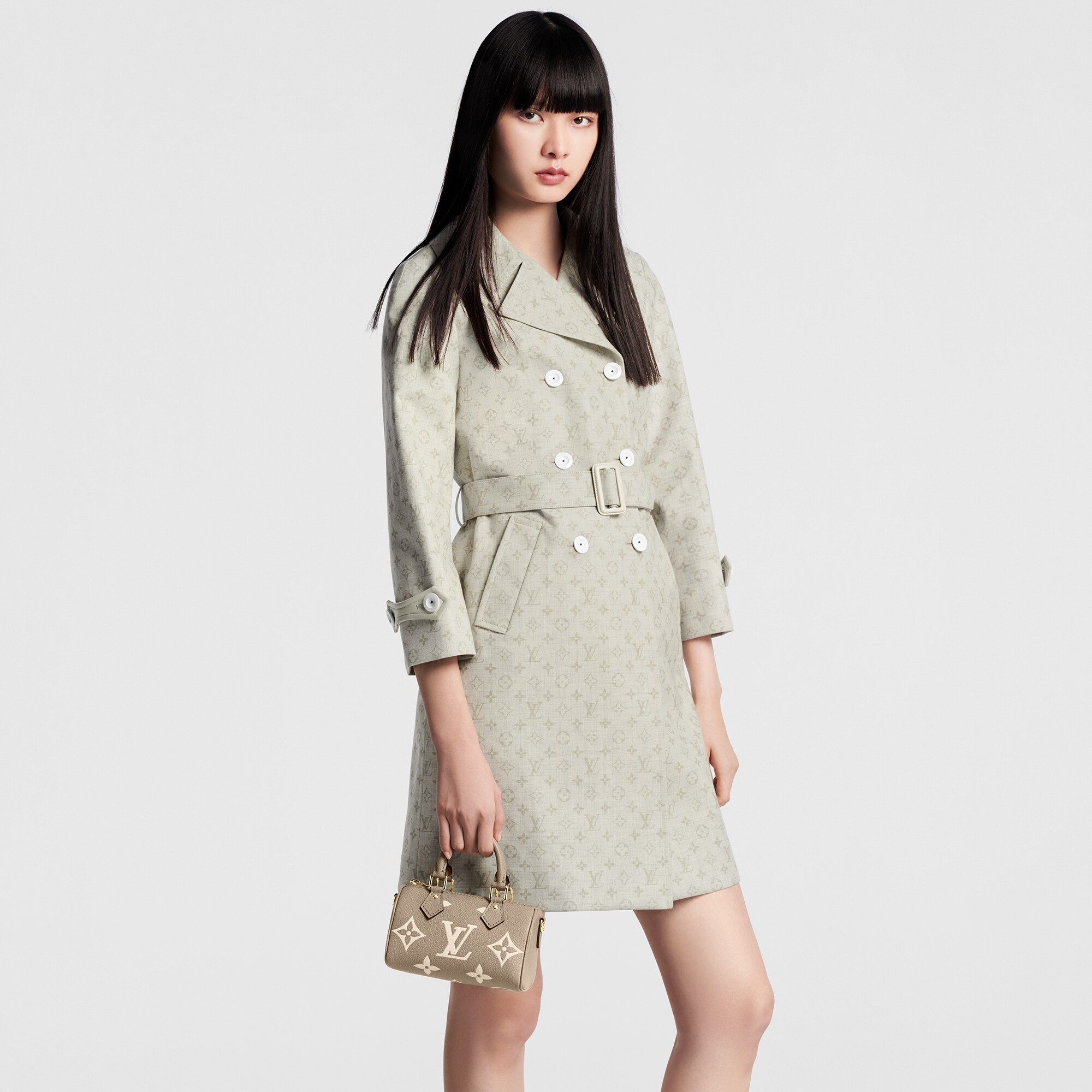 Bolso Nano Speedy Piel Monogram Empreinte Mujer Carteras y pequeña marroquinería Todas las carteras y pequeña marroquinería | LOUIS VUITTON (Zoom de producto)