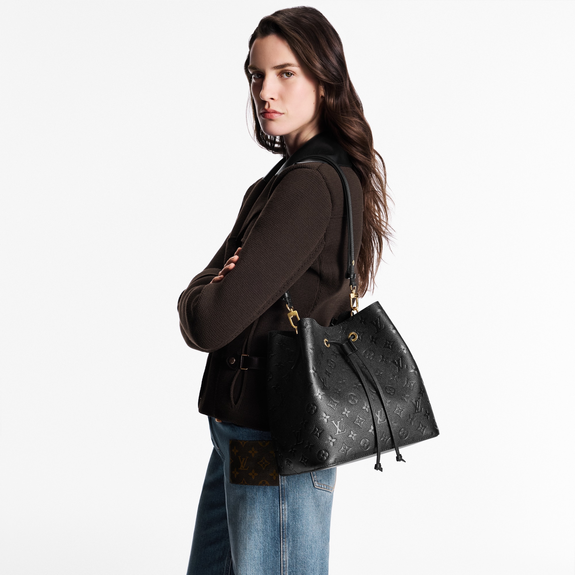 Bolso NéoNoé MM Piel Monogram Empreinte Mujer Bolsos Bolsos | LOUIS VUITTON (Zoom de producto)