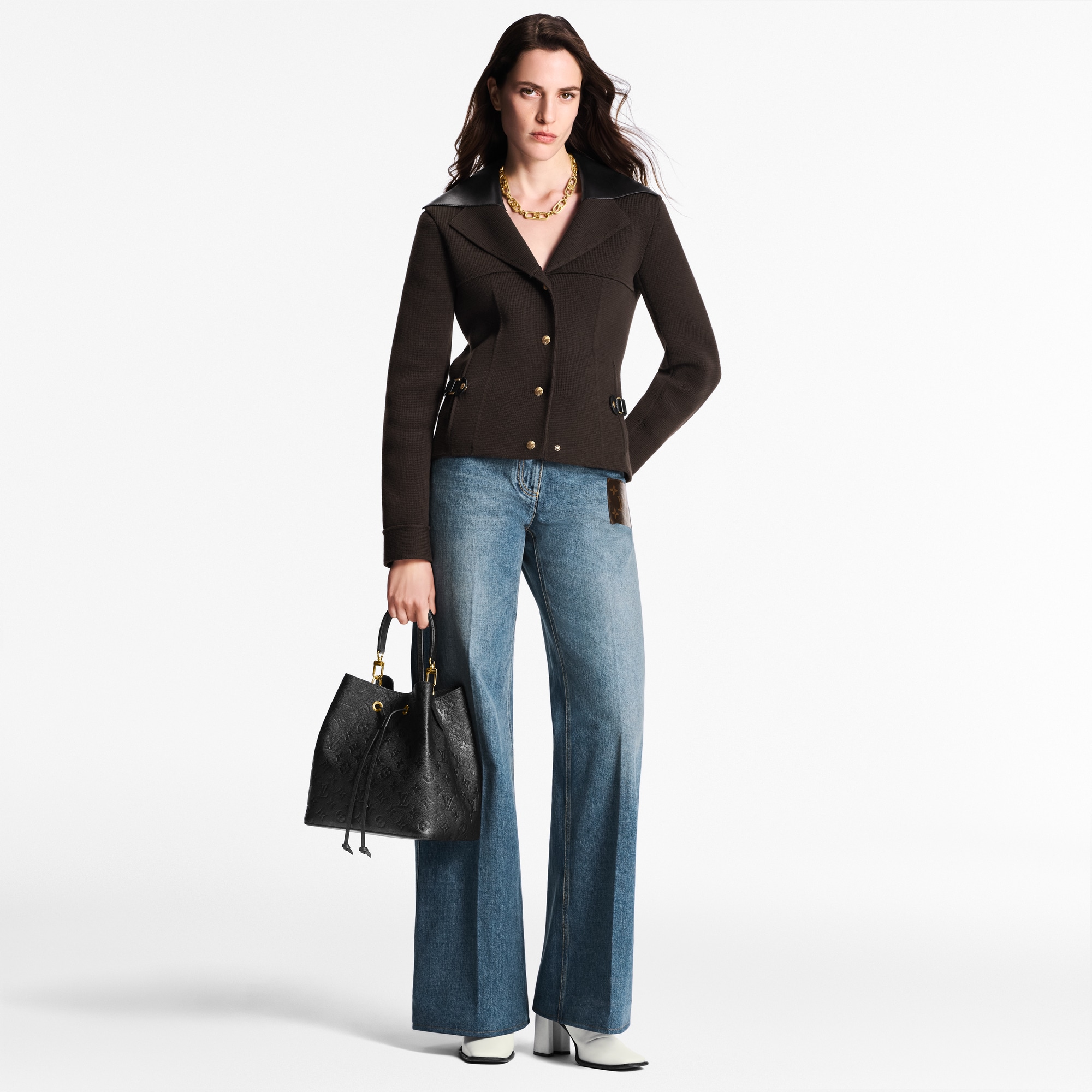 Bolso NéoNoé MM Piel Monogram Empreinte Mujer Bolsos Bolsos | LOUIS VUITTON (Zoom de producto)