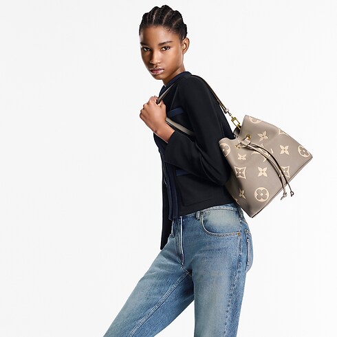 Bolso NéoNoé MM Piel Monogram Empreinte Bicolor Mujer Bolsos Bolsos | LOUIS VUITTON (Zoom de producto)