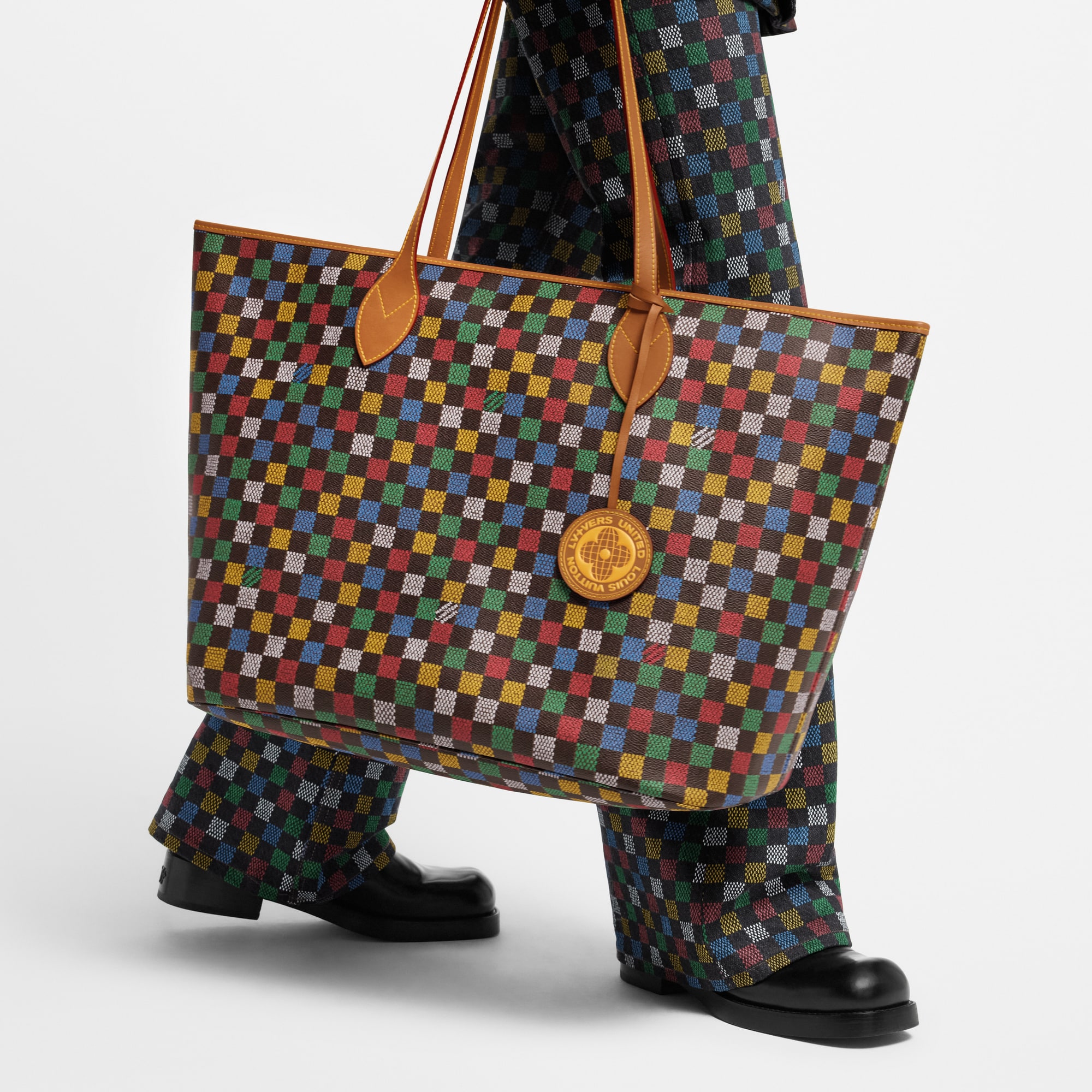 Bolso Nevereverfull Lona Damier Ebène Hombre Viaje Bolsos de viaje | LOUIS VUITTON (Zoom de producto)