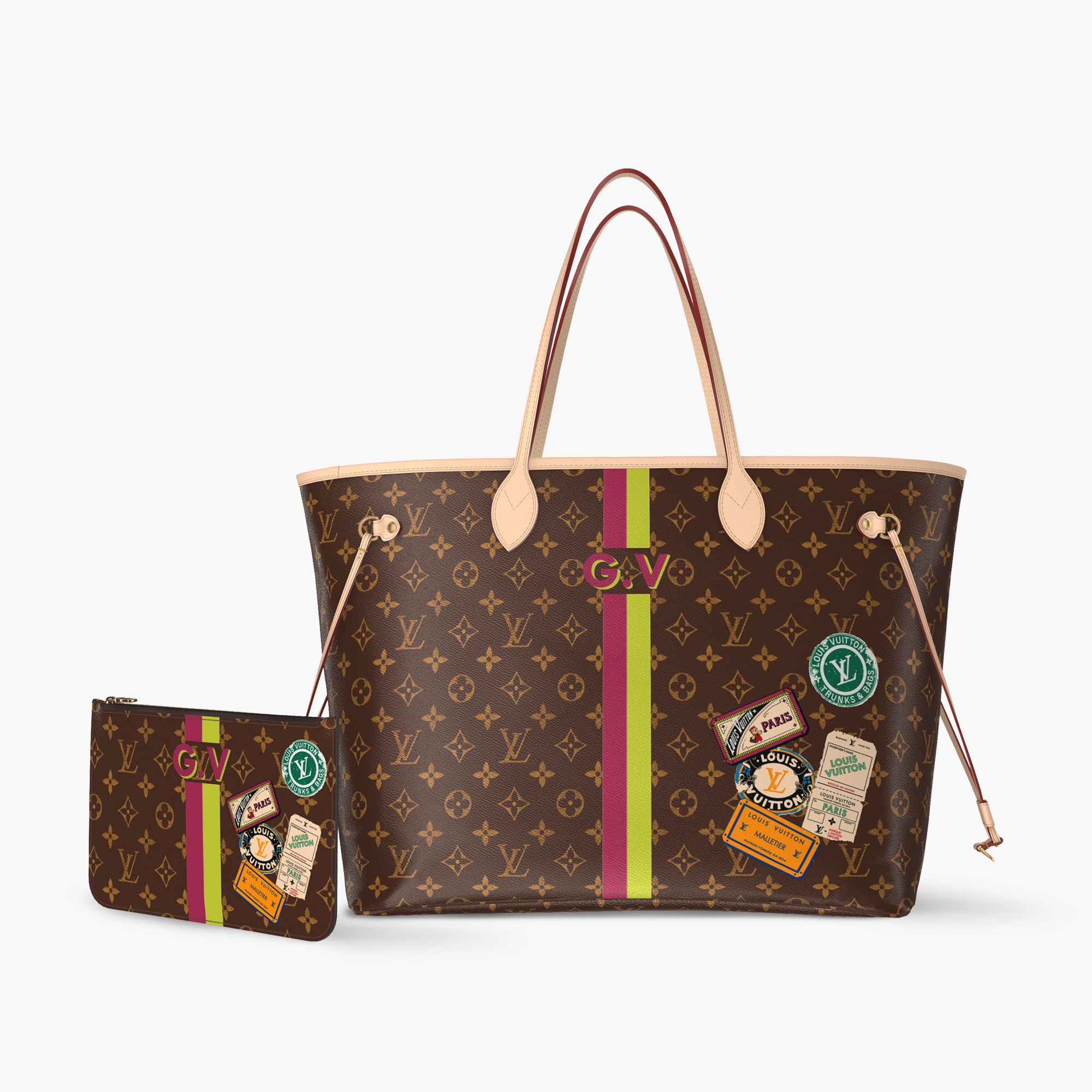 Vuitton Bolso Louis Vuitton Personalizar Bolso Neverfull GM Mon